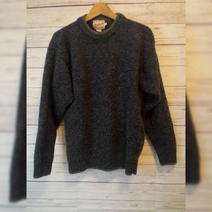 Woolrich Wool blend crewneck sweater ash navy